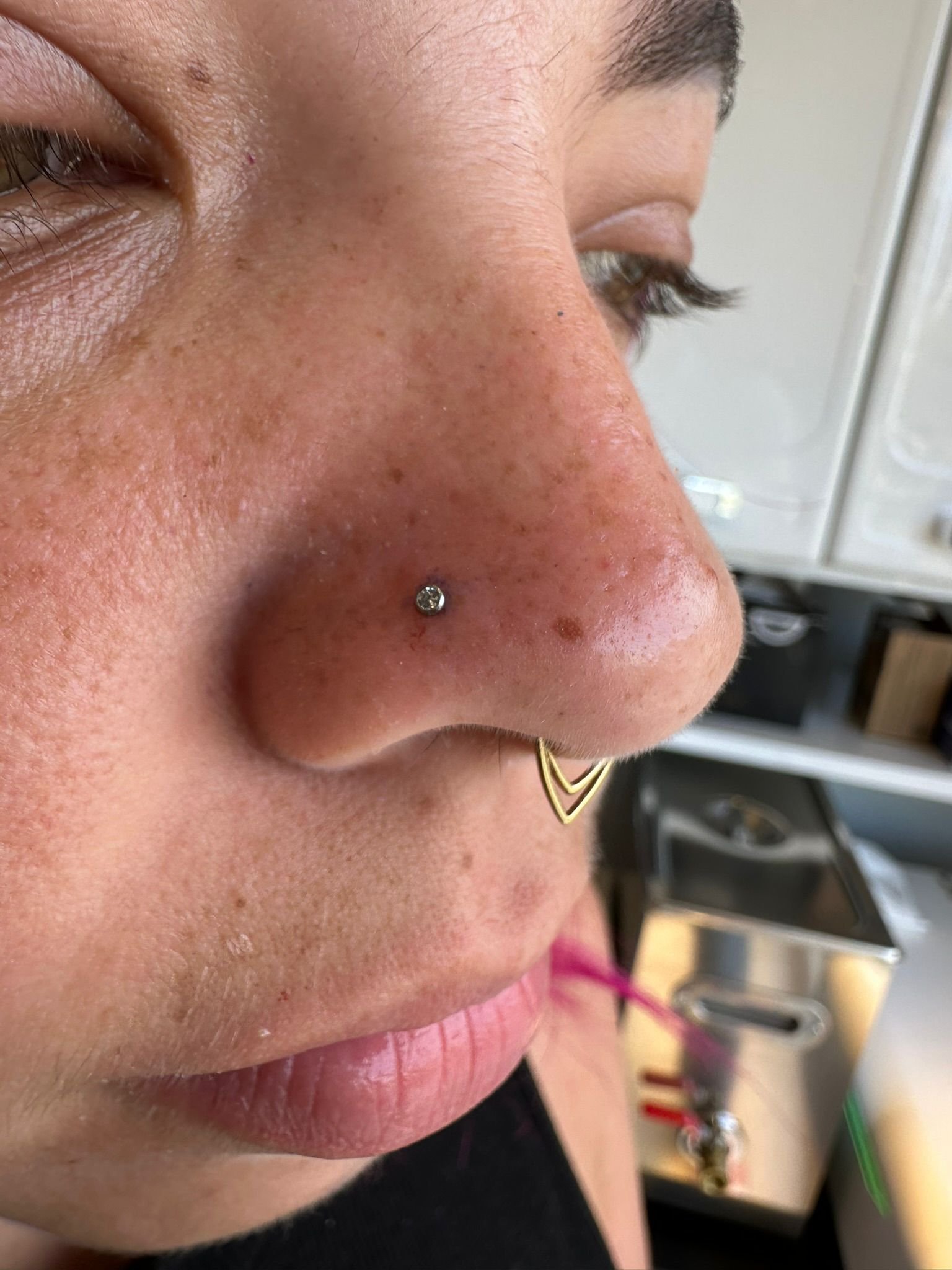 Nostril piercing